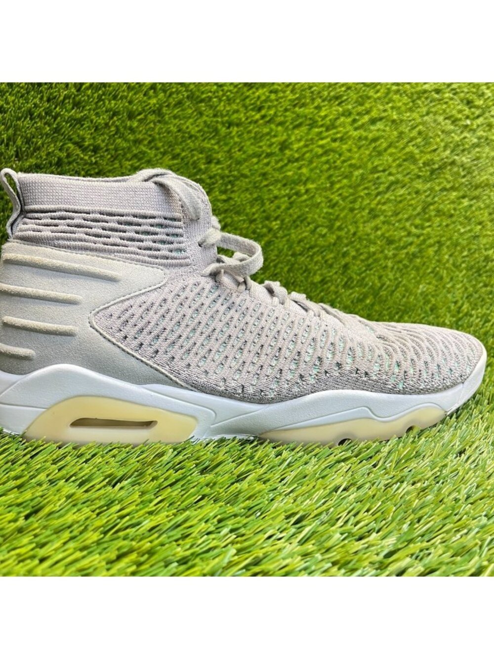 Nike Air Jordan Flyknit Elevation 23 Mens Size 12 Gray Athletic Shoes Sneakers
